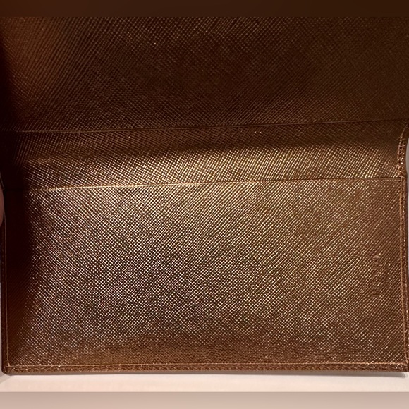 💎Prada Saffiano Bronze Wallet-EUC - Picture 7 of 15